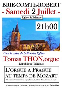 Plakát koncertu Tomáše Thona