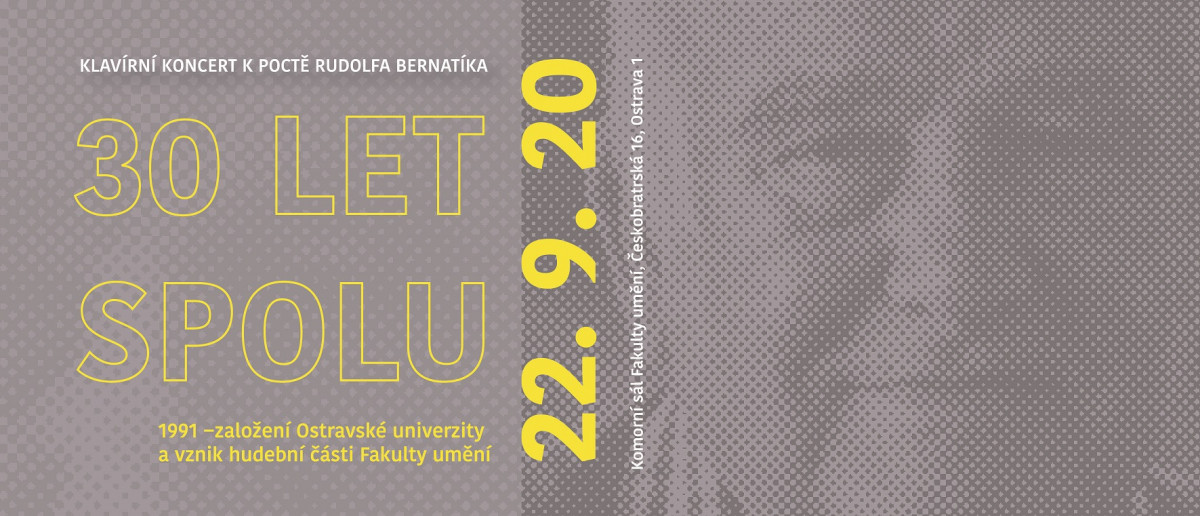 30 LET SPOLU: Fakulta umění oslaví výročí vzniku své hudební části i&nbsp;Ostravské univerzity