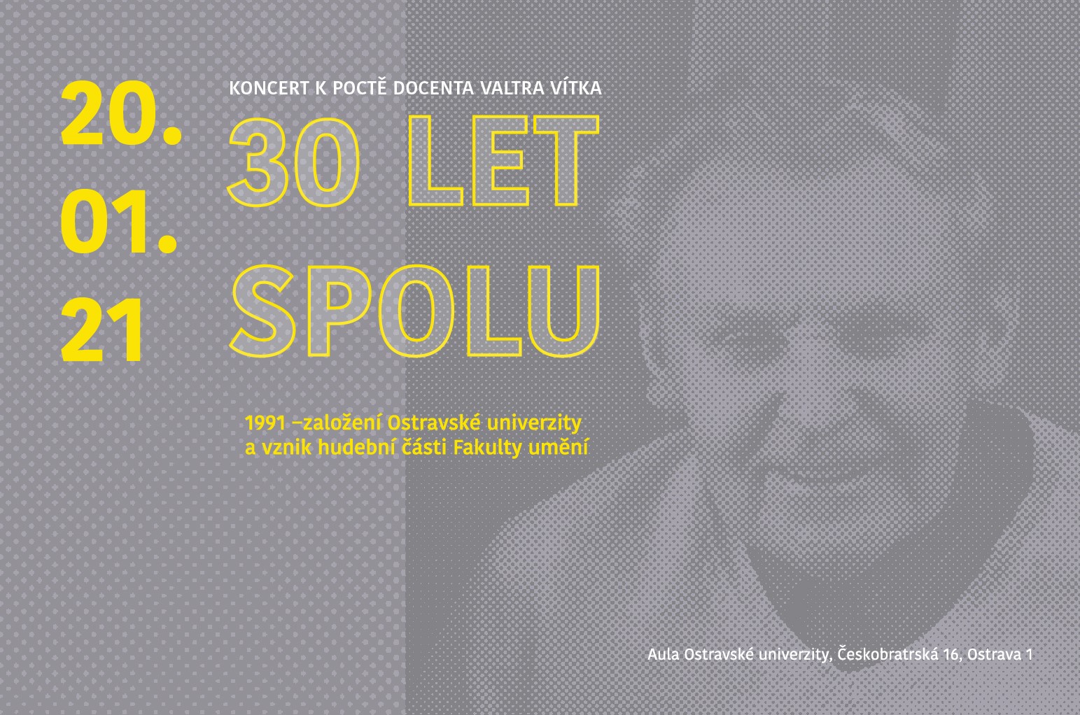 Koncert nerušíme, pouze přesouváme