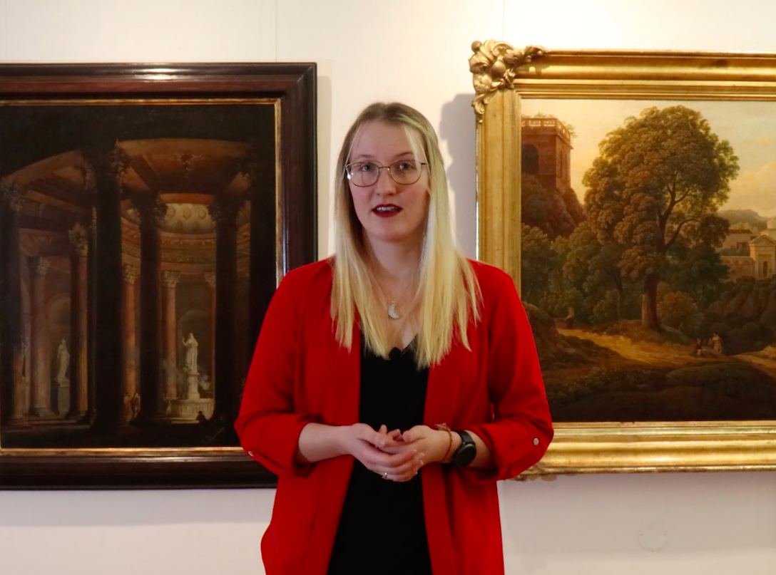 Studentky Ostravské univerzity provádějí online expozicí umění 19.&nbsp;století na zámku Fryštát