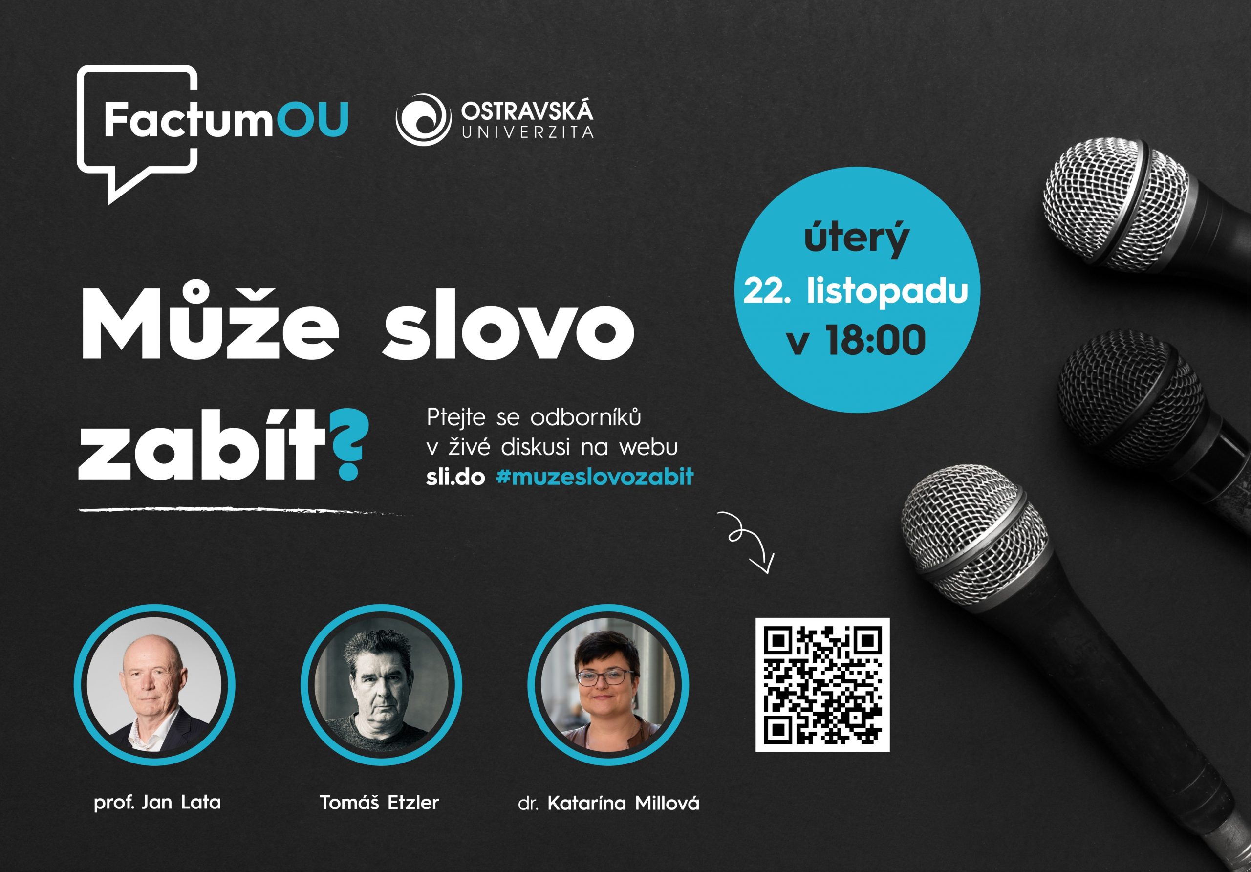 Může slovo zabít? Diskutujte s&nbsp;experty živě v&nbsp;pořadu FactumOU