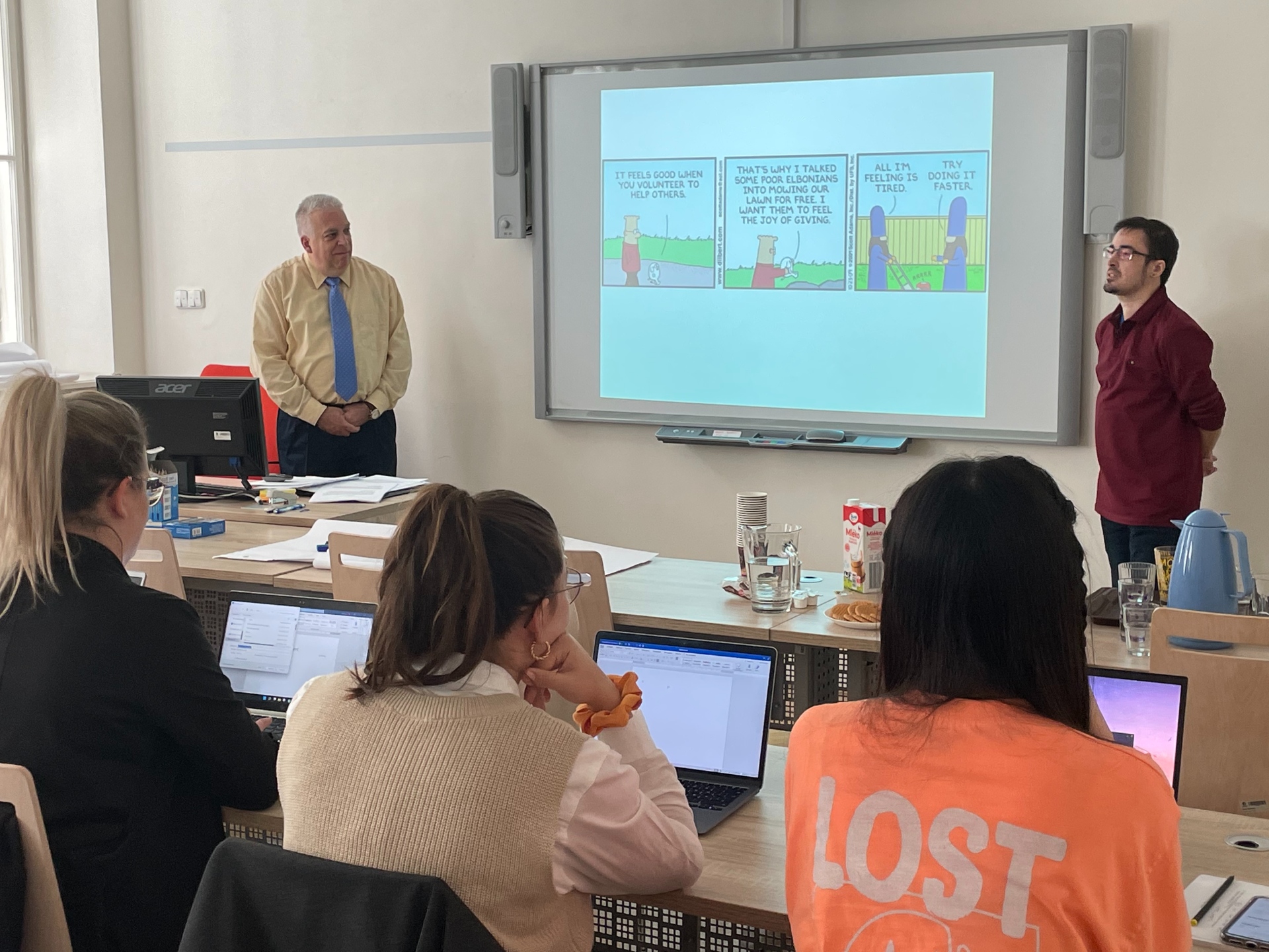 Na Fakultě sociálních studií jsme opět přivítali zahraniční studenty v&nbsp;rámci Mezinárodního projektového managementu