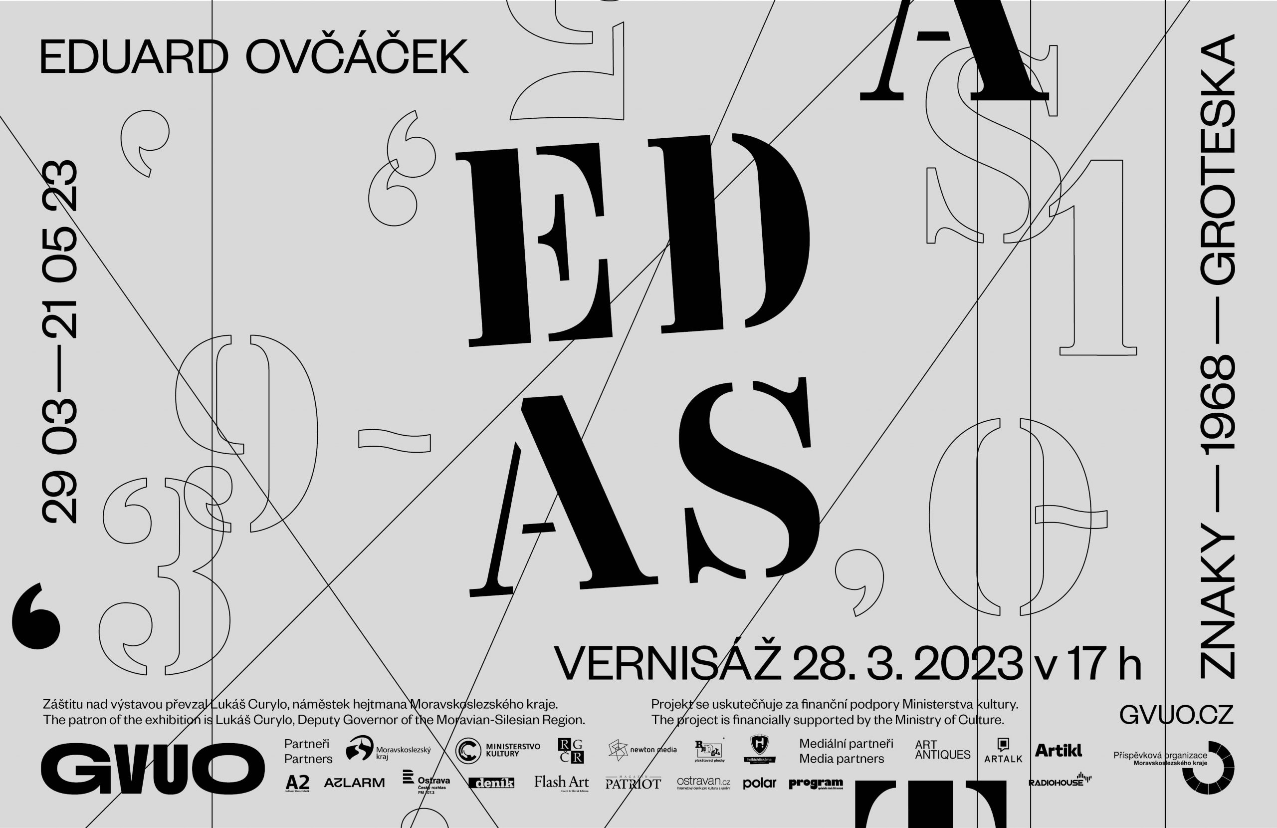 EDUARD OVČÁČEK / EDAS: Znaky – 1968 – Groteska