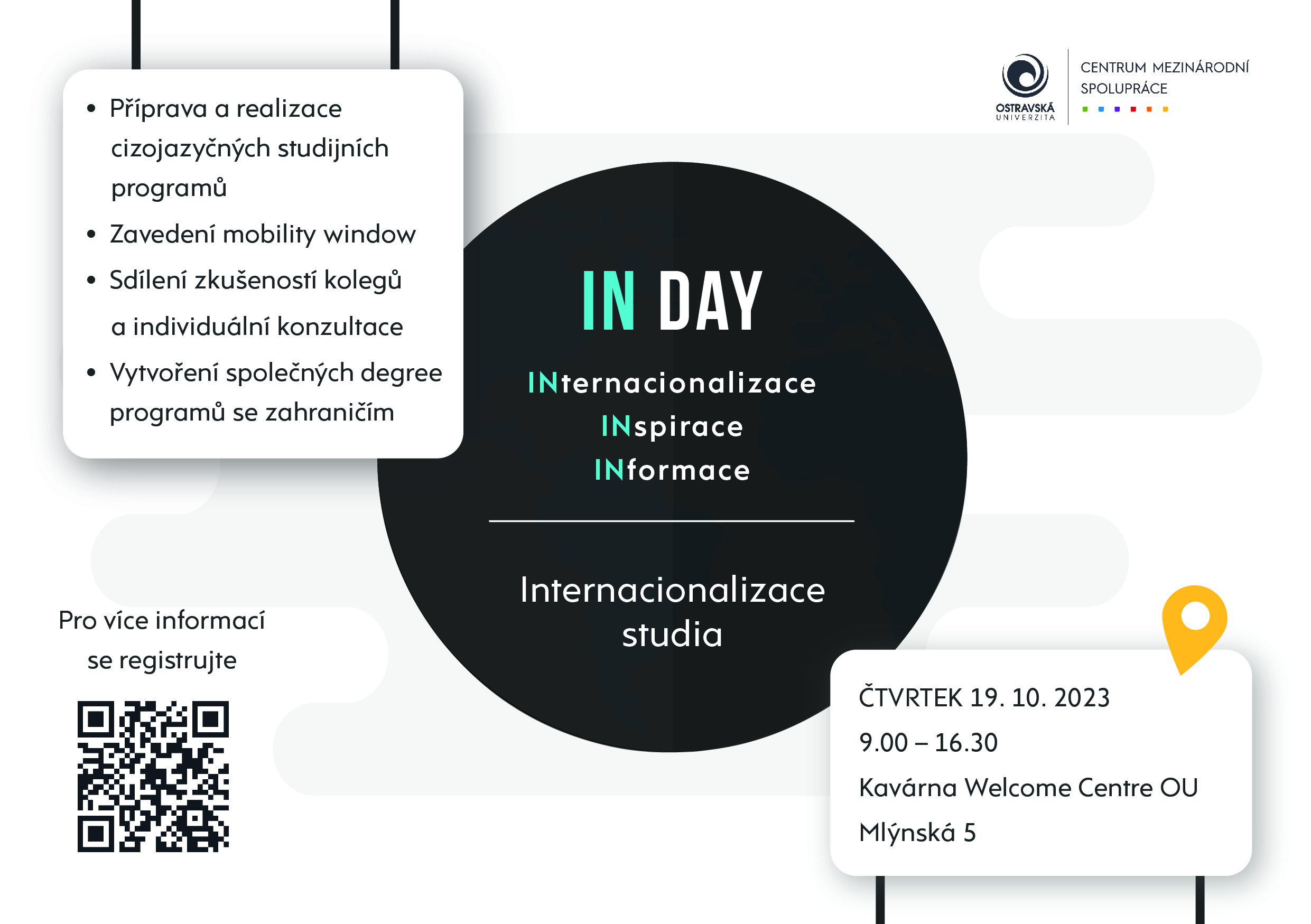 IN Day: Sdílení osvědčených postupů internacionalizace mezi akademiky už 19.&nbsp;října