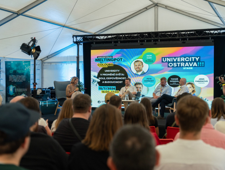 Univerzity v&nbsp;proměně světa: Ostravská zahájila svou účast na Meltingpotu diskusí tří rektorů