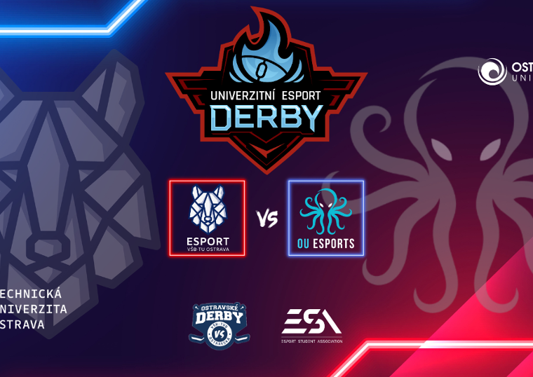 Ostravské univerzitní derby se přesouvá i&nbsp;do esportu. Ostravská a&nbsp;VŠB-TUO se utkají ve třech herních titulech