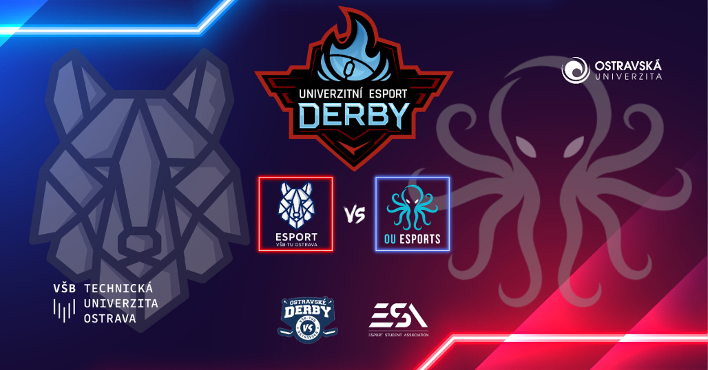 Ostravské univerzitní derby se přesouvá i&nbsp;do esportu. Ostravská a&nbsp;VŠB-TUO se utkají ve třech herních titulech